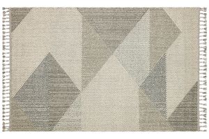 Aaron Patterned Rug, 200 x 290 cm, Grey