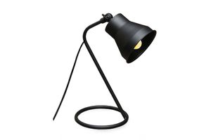 Homing Basic Tischlampe aus Metall, Schwarz