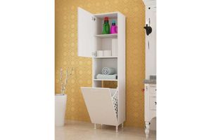 Luciano Bathroom Cabinet, White