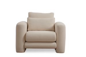 Lilly Bucklet Fauteul, Crème