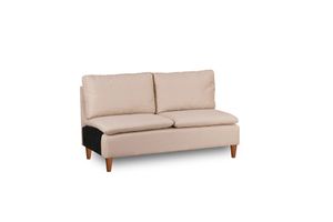Pafu Lungo 2-Zits Armloze Bank, Creme