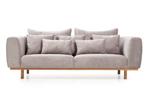 Astera Three Seater Sofa, Steel Grey