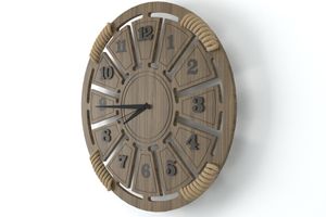 Matteo Wall Clock, Brown