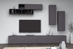 Jura TV-Möbel, 280 cm, Grau