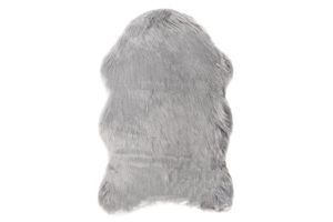 Alaska Faux Fur Rug, 100 x 150 cm, Grey