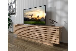 Line TV Unit, Light Wood