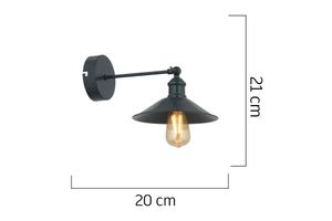 Apliqa Wilster Retro Wandlampenset, 2 Stuks