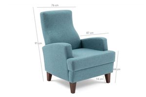Kana Oorfauteuil, Turkoois