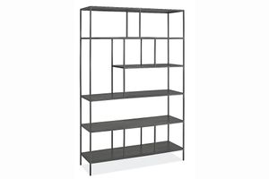 Ephesus Bookcase, 180 cm, Black