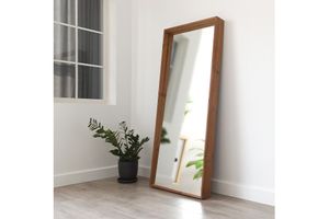 Nix Decorative Full Length Mirror, 70x165 cm, Walnut