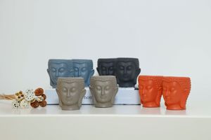 Buddha Teelichterhalter-Set, 2 Tlg