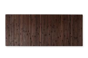 Bambus Fußmatte, 50x120 cm, Dunkelbraun