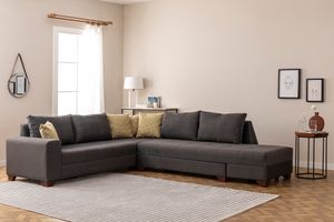 Esse Corner Sofa, Dark Grey