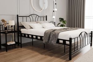 Bella Metalen Bedframe, Zwart