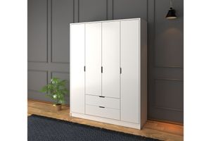 Matte Kledingkast met 2 Lades