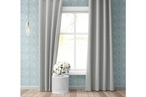 Jappe Blackout Curtain Pair, 180 x 260 cm, Light Grey