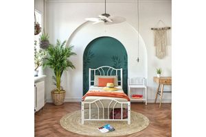 Bella Metalen Bedframe, Wit