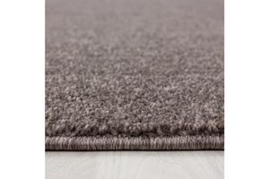 Světle hnědý pratelný koberec s moderním vzorem, 80 x 150 cm