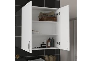 Benito Bathroom Cabinet, Upper Module, White