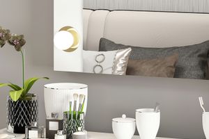 Armine Make-Up Spiegel, Wit