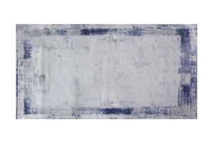 Vauxhall Patterned Woven Rug, Blue