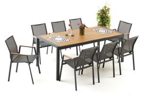 Daisy Tuinset, 8 Zits, Antraciet