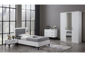 Luxe Jeugdkamerbed, Met Lattenbodem, 90X190