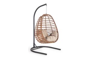 Kappadokien Rattan Hängesessel, Braun