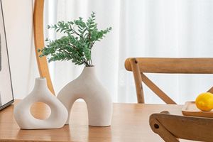 Perrie Moderne Vazen Set, Cremeg