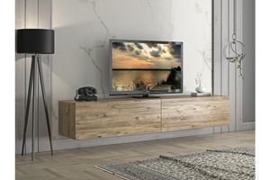 Vega TV-Meubel met Deuren, 200 cm, Pijnboom