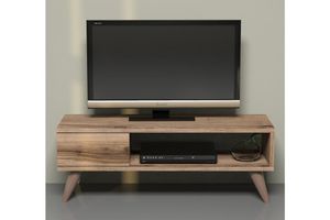 Maia Modern Retro TV Unit, 90 cm, Oak