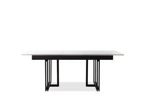 Line Extendable Dining Table, White