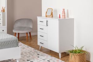 Salut Chest of Drawers, White
