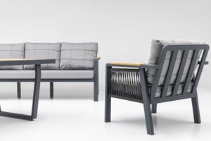 Artemis Plus Outdoor Sofa Set, Anthracite