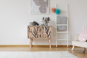 City Daisy Bedside Table, Oak