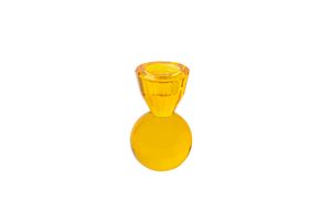 Moena Sparkle Candle Holder, Yellow