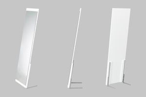 Our Free Standing Mirror, White