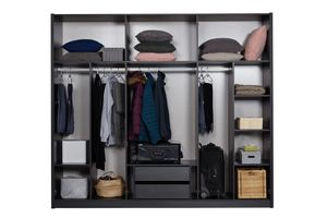 Zeta Kledingkast met 6 Deuren