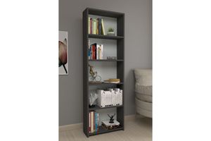 Mercia Decorative Bookcase, 169 cm, Grey