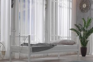 Alchera Single Size Daybed, 90 x 190 cm, White