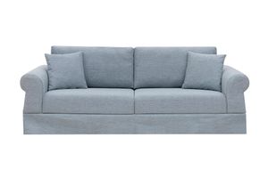 Rosie Three Seater Sofa Bed, Blue