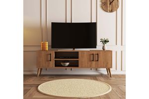 Mezza Exxen TV-Möbel mit Holzbeinen