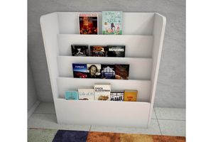 Dream Children's Montessori Bookcase, White