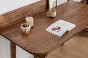 Moon Bureau Met Panelen, Walnoot