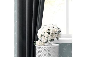 Carnival Blackout Curtain Pair, 180 x 260 cm, Anthracite