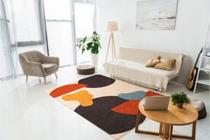Florus Patterned Rug, 150 x 230 cm, Multicolour