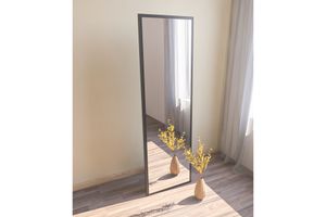 Mone Free Standing Mirror, 50 x 160  cm, Black