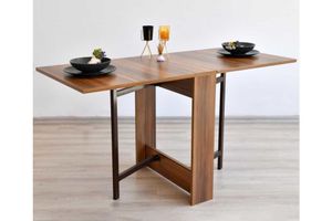 Prado 4-6 Seat Folding Dining Table, Walnut