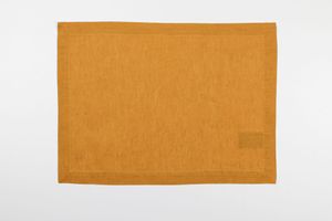 Musmeus Nolly 2 Piece Linen Napkin, 30 x 40 cm, Yellow