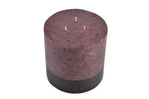 Stone Collection Candle, Large, Claret Red